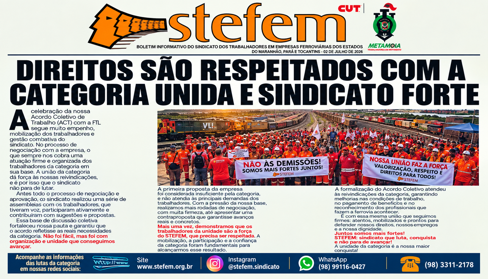 STEFEM inicia assembleias com a categoria
